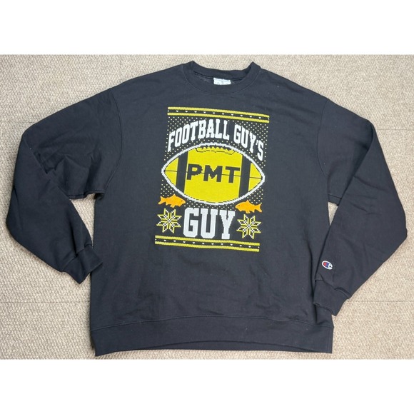 Champion Football Guy PMT‎ Guy Men's Sweatshirt Size XL - Picture 1 of 7